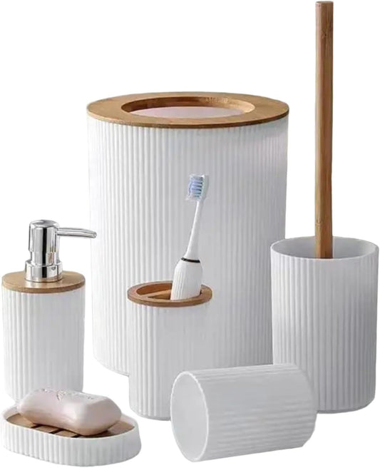 Bathroom Accessories Set, 6 Pieces
