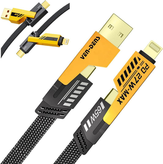 4-in-1 Universal Fast-Charging & Data Cable