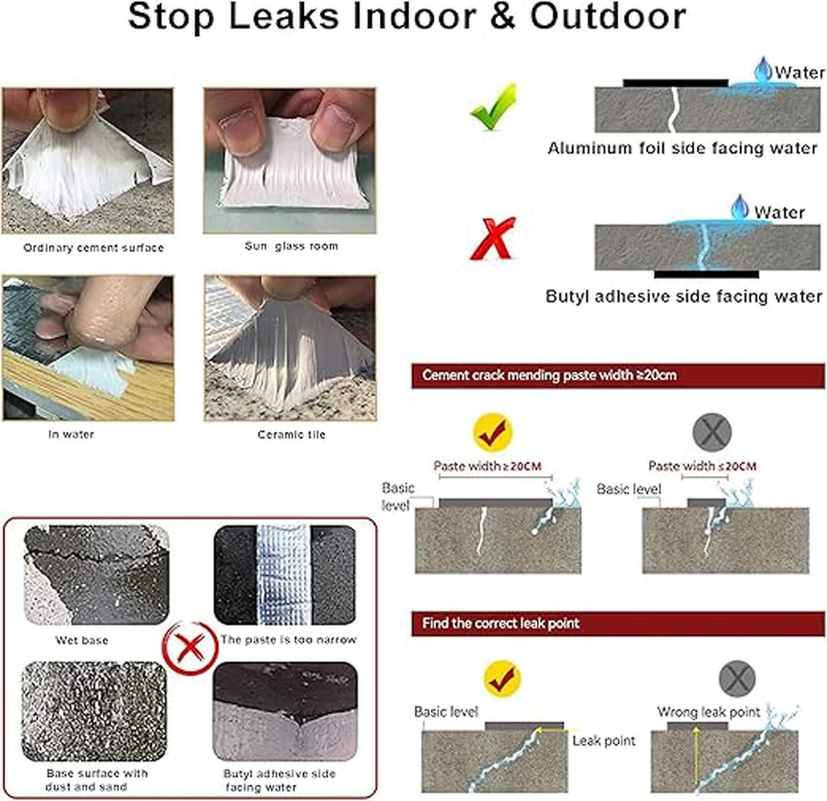 Waterproof Butyl Repair Tape