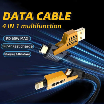 4-in-1 Universal Fast-Charging & Data Cable