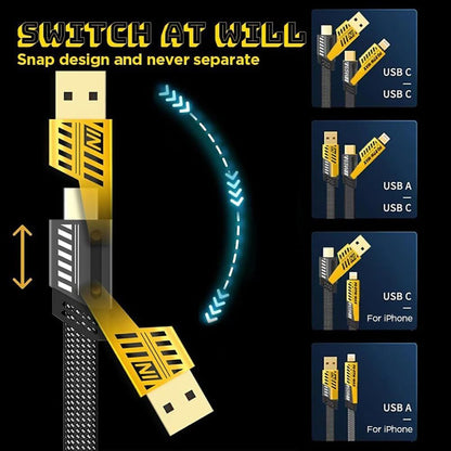 4-in-1 Universal Fast-Charging & Data Cable