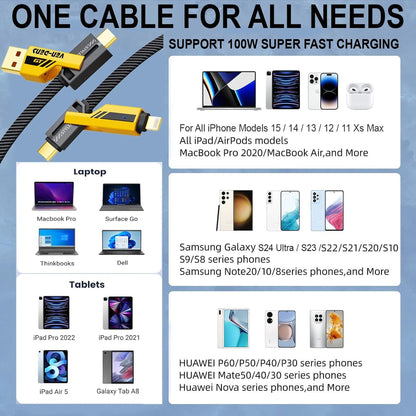 4-in-1 Universal Fast-Charging & Data Cable
