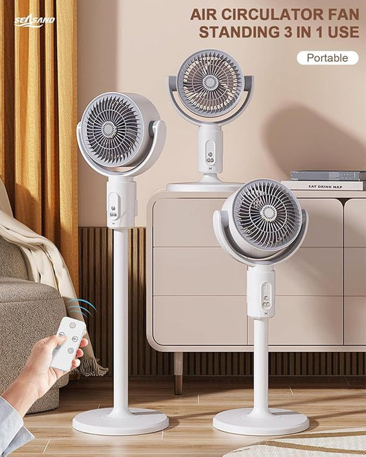 Three-in-one portable standing fan
