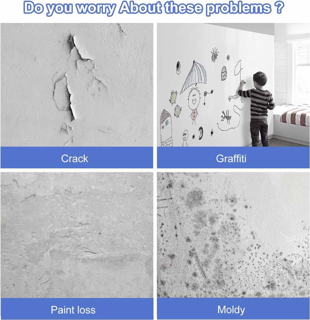 Examples of small wall imperfections