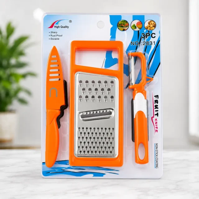 3-in-1 Vegetable Slicer and Fruit Knife Set