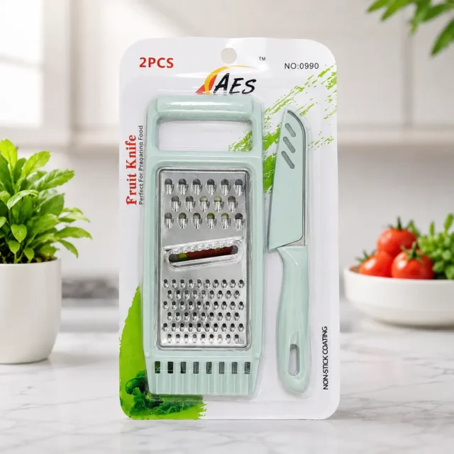 2-in-1 Vegetable Slicer and Fruit Knife Set