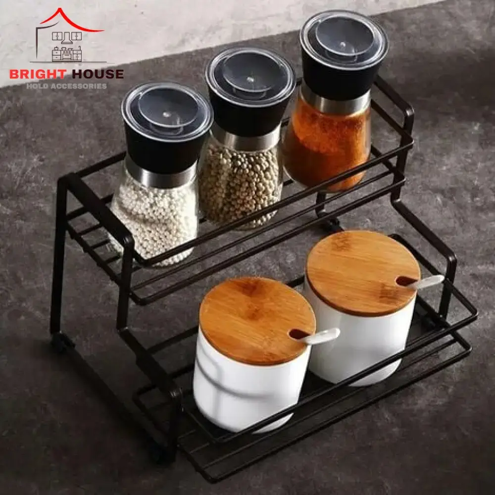 Large-Capacity Kitchen Spice Rack