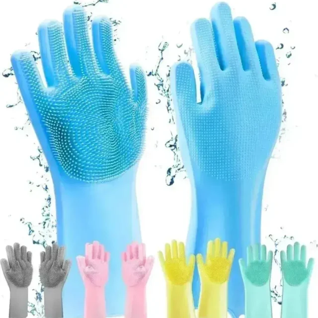 Reusable Kitchen Cleaning Gloves