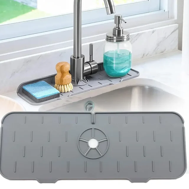 Silicone Sink Faucet Drainage Mat